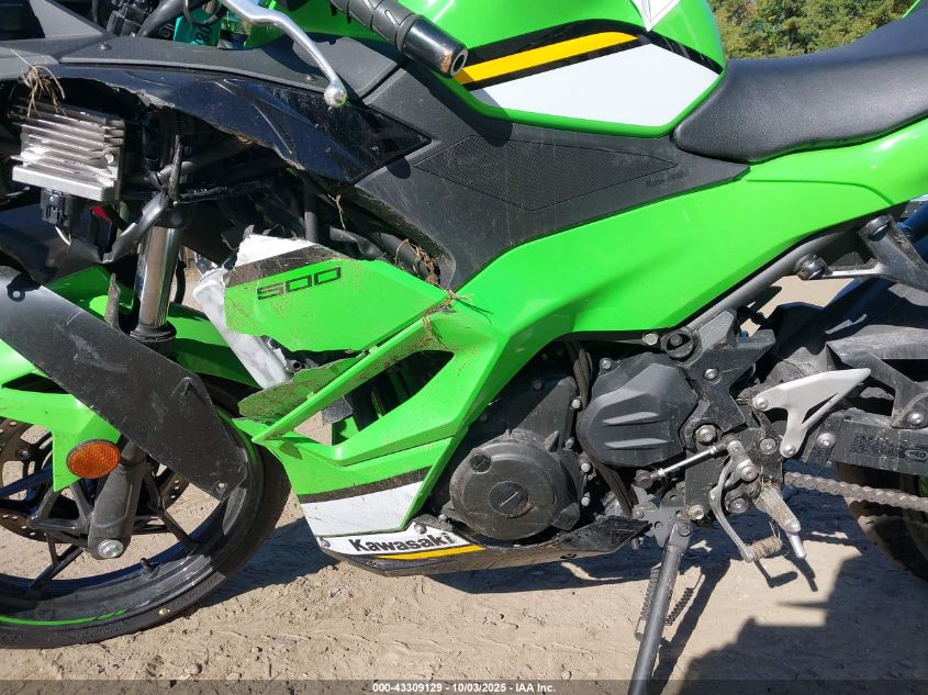 2025 Kawasaki Ex500 H VIN: ML5EXGH18SDA58471 Lot: 43309129