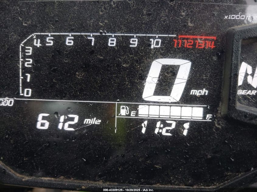 2025 Kawasaki Ex500 H VIN: ML5EXGH18SDA58471 Lot: 43309129