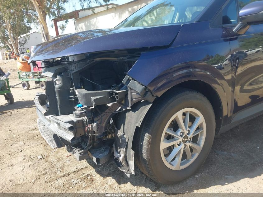 2024 Kia Carnival Mpv Lx Seat Package VIN: KNDNB4H33R6328481 Lot: 43309155