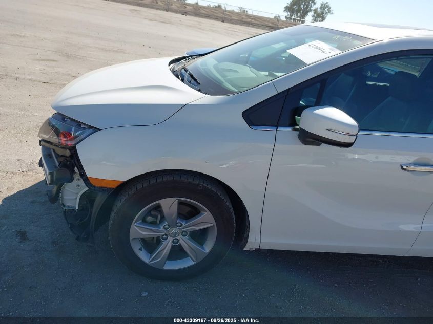 2018 Honda Odyssey Ex-L VIN: 5FNRL6H77JB032482 Lot: 43309167