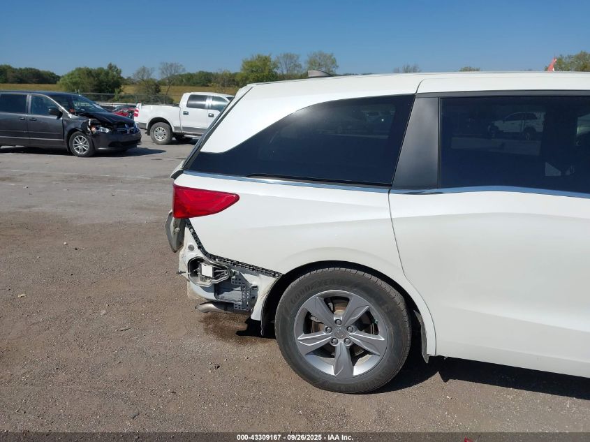 2018 Honda Odyssey Ex-L VIN: 5FNRL6H77JB032482 Lot: 43309167