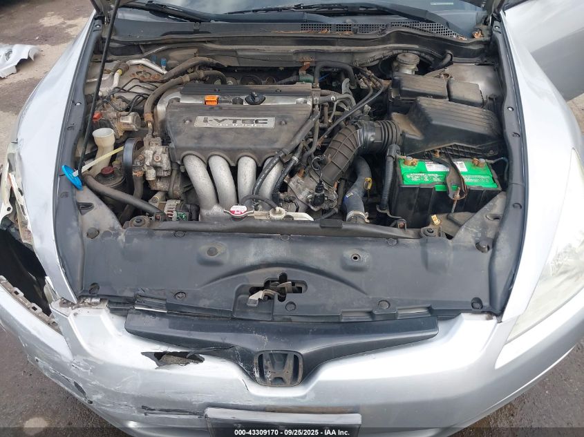 2003 Honda Accord 2.4 Ex VIN: 1HGCM726X3A007341 Lot: 43309170