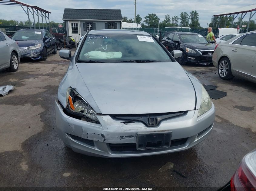 2003 Honda Accord 2.4 Ex VIN: 1HGCM726X3A007341 Lot: 43309170