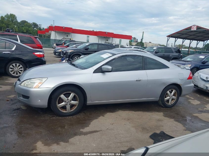 2003 Honda Accord 2.4 Ex VIN: 1HGCM726X3A007341 Lot: 43309170