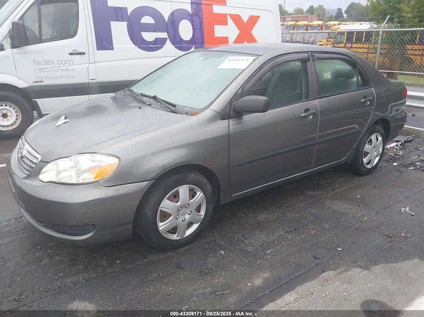 2007 Toyota Corolla Ce grey sedan gasoline 2T1BR30E77C736543 photo #3
