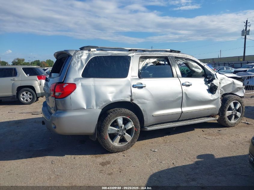 2008 Toyota Sequoia Limited 5.7L V8 VIN: 5TDZY68A28S011817 Lot: 43309188