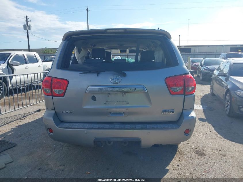 2008 Toyota Sequoia Limited 5.7L V8 VIN: 5TDZY68A28S011817 Lot: 43309188