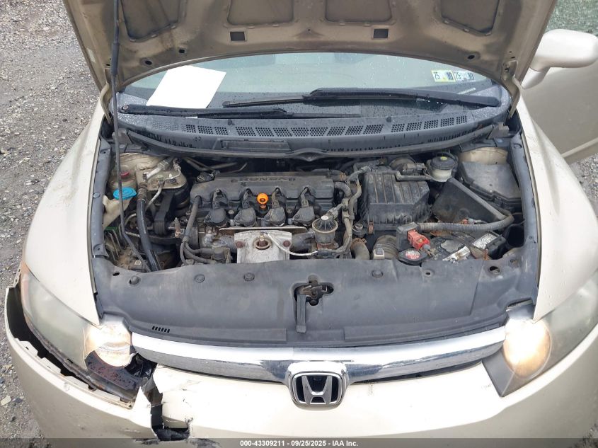 2007 Honda Civic Lx VIN: 1HGFA16577L122753 Lot: 43309211