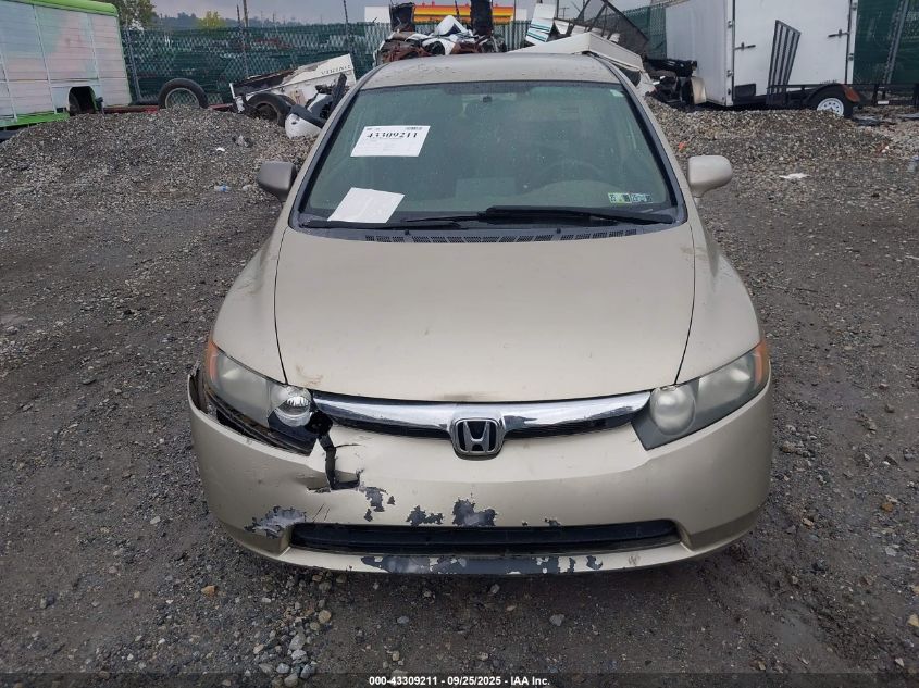 2007 Honda Civic Lx VIN: 1HGFA16577L122753 Lot: 43309211