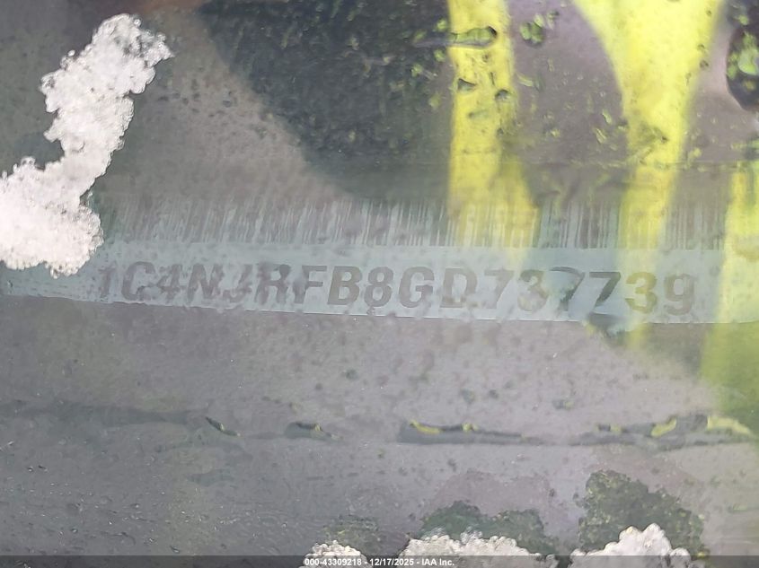 2016 Jeep Patriot High Altitude Edition VIN: 1C4NJRFB8GD737739 Lot: 43309218