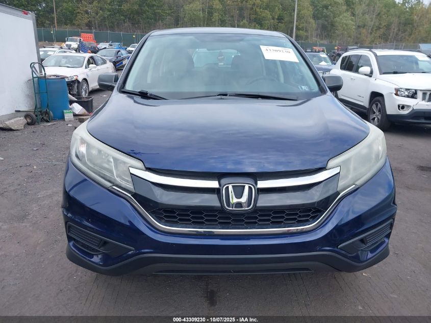 2015 Honda Cr-V Lx VIN: 5J6RM4H35FL113199 Lot: 43309230