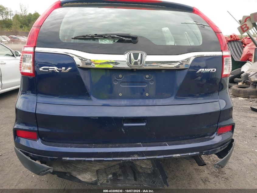 2015 Honda Cr-V Lx VIN: 5J6RM4H35FL113199 Lot: 43309230