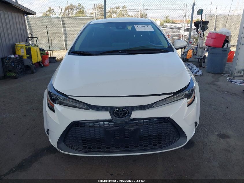 2021 Toyota Corolla Le VIN: 5YFEPMAE8MP207217 Lot: 43309231