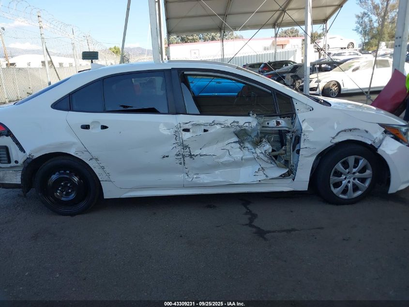 2021 Toyota Corolla Le VIN: 5YFEPMAE8MP207217 Lot: 43309231