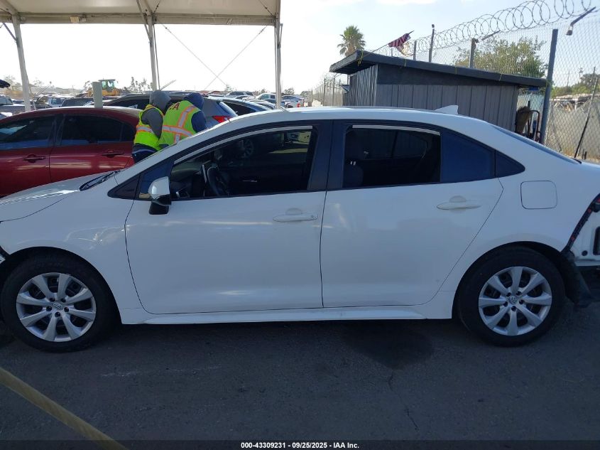 2021 Toyota Corolla Le VIN: 5YFEPMAE8MP207217 Lot: 43309231