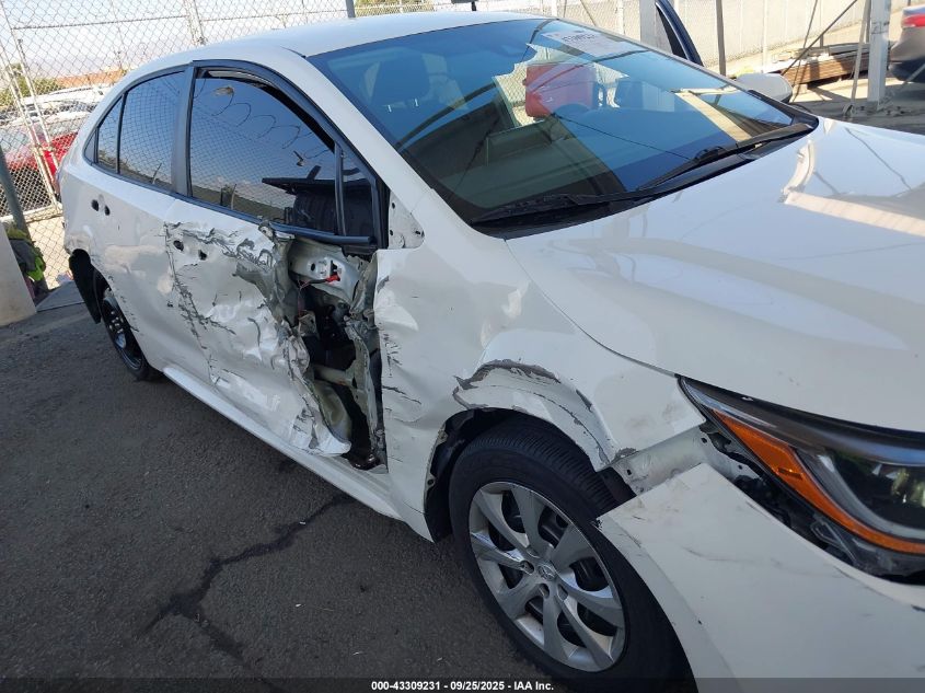 2021 Toyota Corolla Le VIN: 5YFEPMAE8MP207217 Lot: 43309231