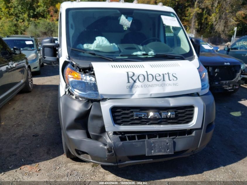 2021 Ram Promaster 1500 Low Roof 136 Wb VIN: 3C6LRVAG4ME539916 Lot: 43309420