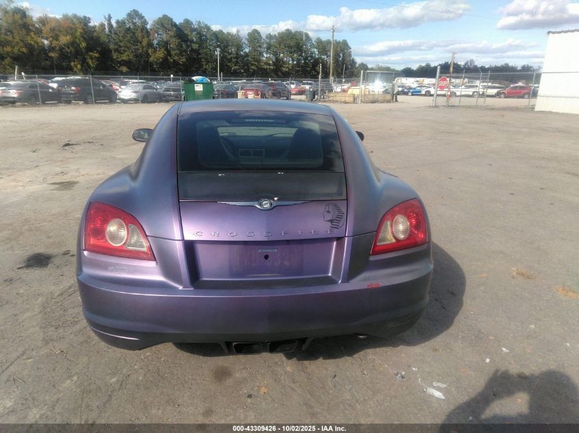 2004 Chrysler Crossfire VIN: 1C3AN69L64X008143 Lot: 43309426