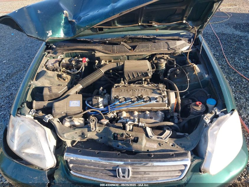 1999 Honda Civic Value Package VIN: 2HGEJ6619XH516046 Lot: 43309430