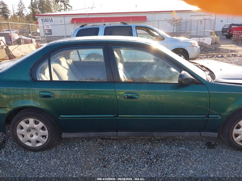 1999 Honda Civic Value Package VIN: 2HGEJ6619XH516046 Lot: 43309430