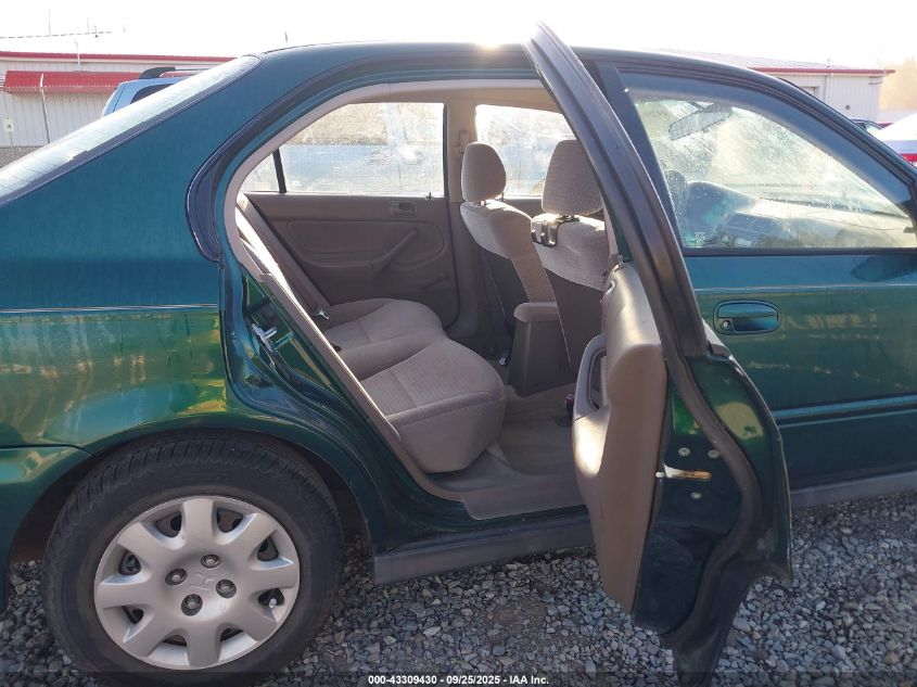 1999 Honda Civic Value Package VIN: 2HGEJ6619XH516046 Lot: 43309430