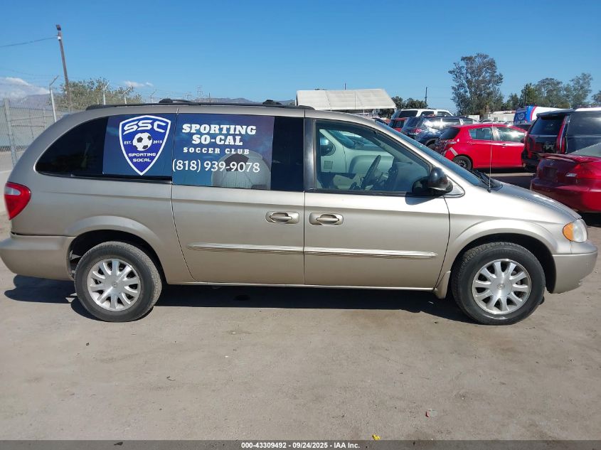 2003 Chrysler Town & Country Ex VIN: 2C8GP74L73R174163 Lot: 43309492