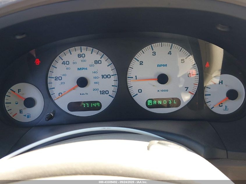 2003 Chrysler Town & Country Ex VIN: 2C8GP74L73R174163 Lot: 43309492