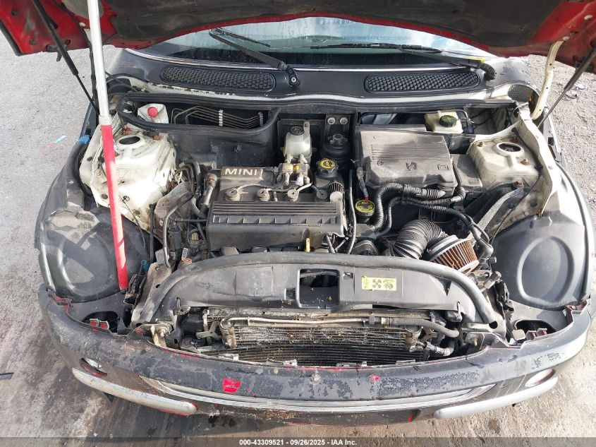 2005 Mini Cooper VIN: WMWRC33505TJ72975 Lot: 43309521