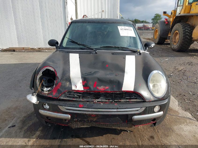 2005 Mini Cooper VIN: WMWRC33505TJ72975 Lot: 43309521