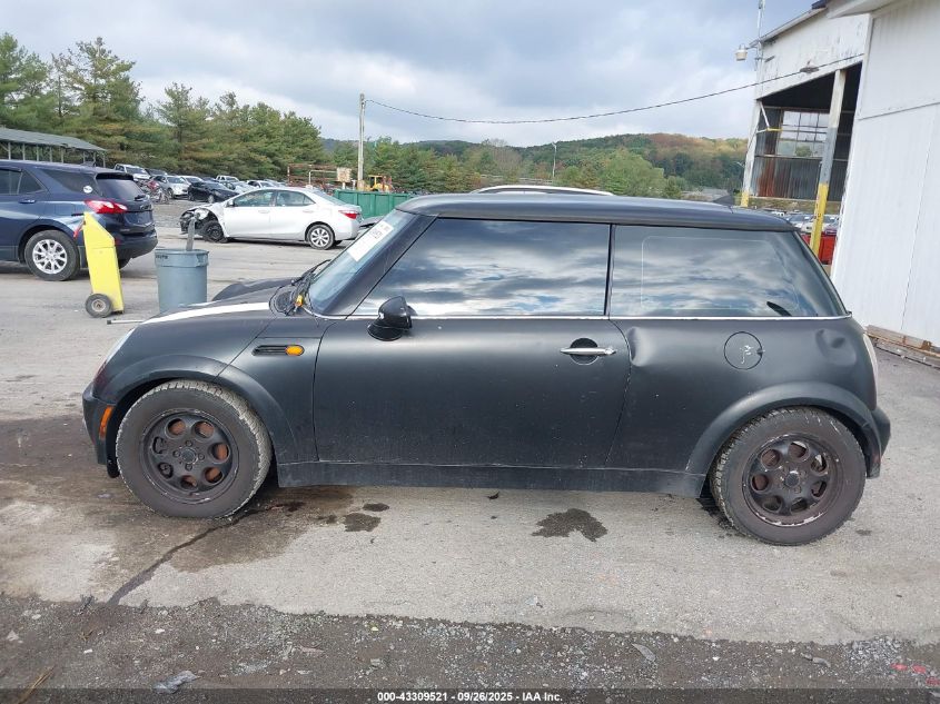 2005 Mini Cooper VIN: WMWRC33505TJ72975 Lot: 43309521