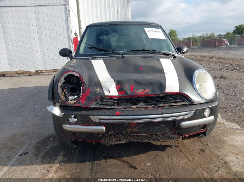 2005 Mini Cooper VIN: WMWRC33505TJ72975 Lot: 43309521