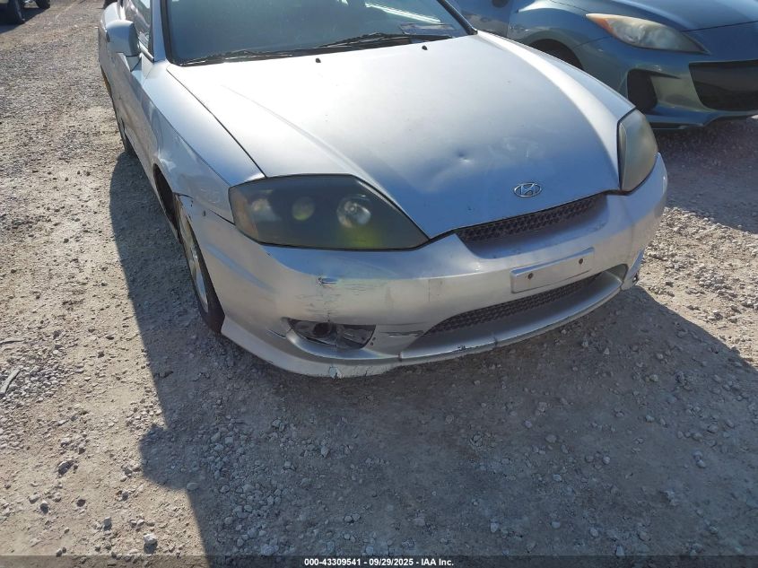 2006 Hyundai Tiburon Gs VIN: KMHHM65D66U222450 Lot: 43309541