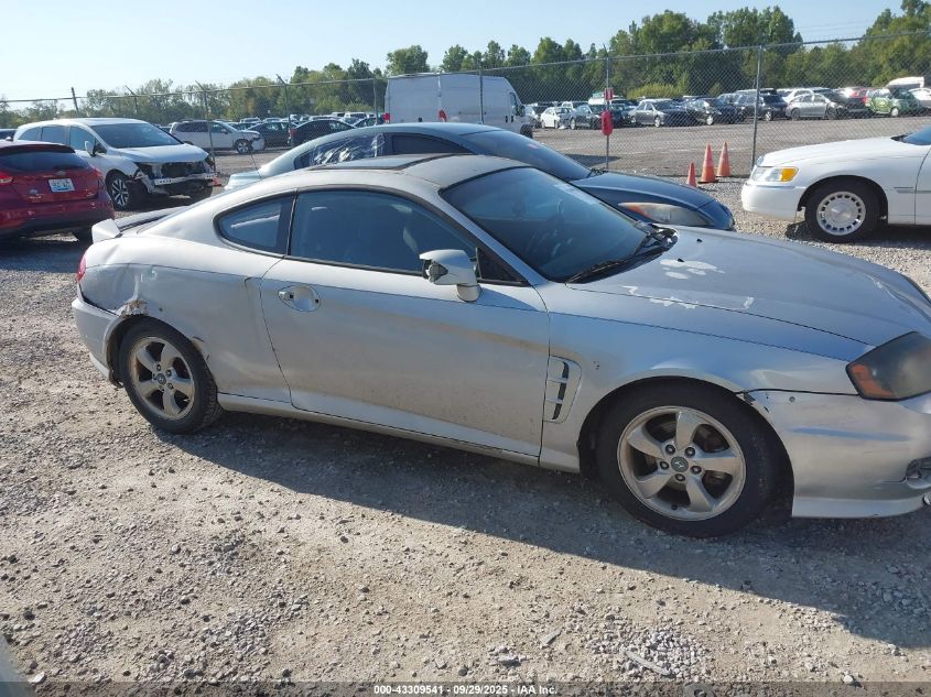 2006 Hyundai Tiburon Gs VIN: KMHHM65D66U222450 Lot: 43309541