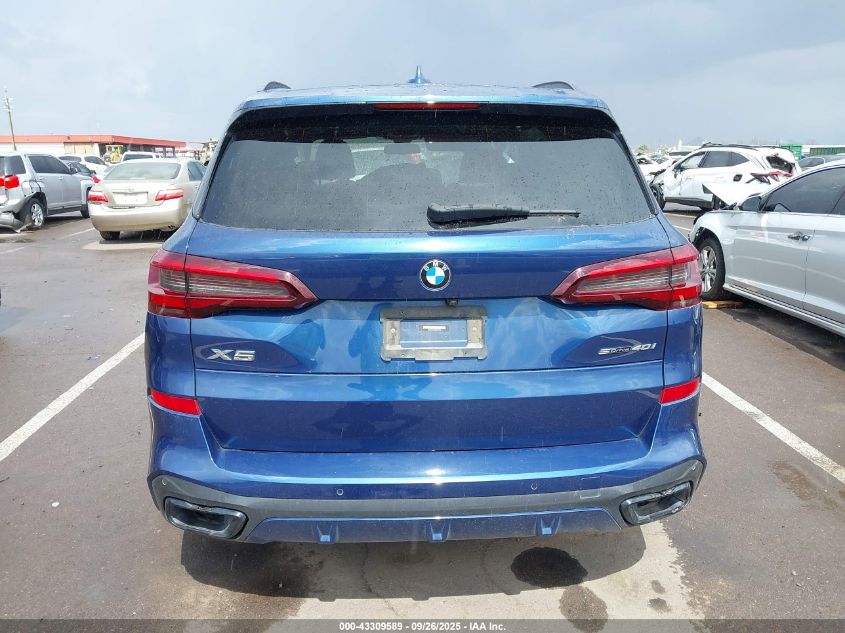 2022 BMW X5 Sdrive40I VIN: 5UXCR4C09N9M97704 Lot: 43309589