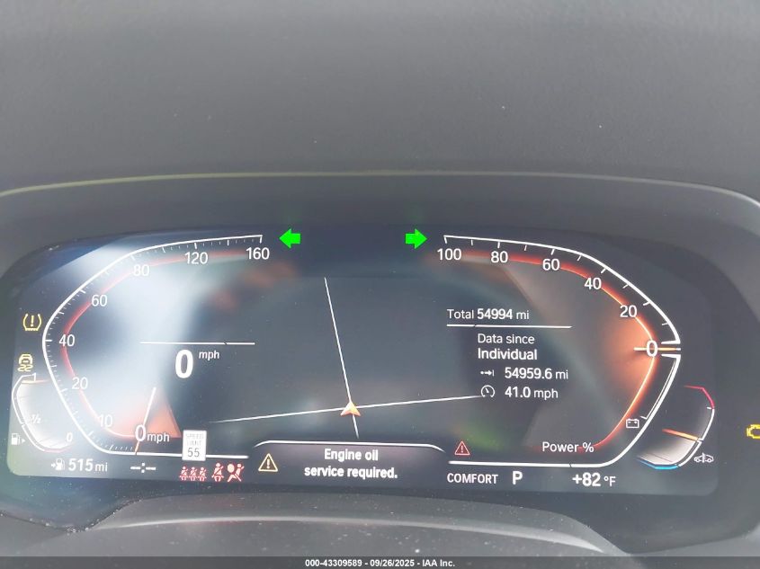 2022 BMW X5 Sdrive40I VIN: 5UXCR4C09N9M97704 Lot: 43309589