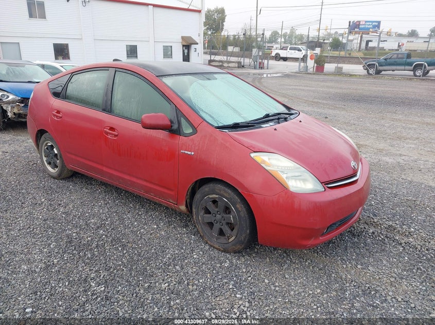 2006 Toyota Prius red sedan hybrid JTDKB20U967526063 photo #1