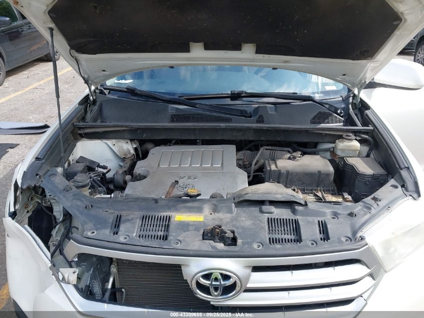 2013 Toyota Highlander Base V6 VIN: 5TDBK3EH0DS225394 Lot: 43309655