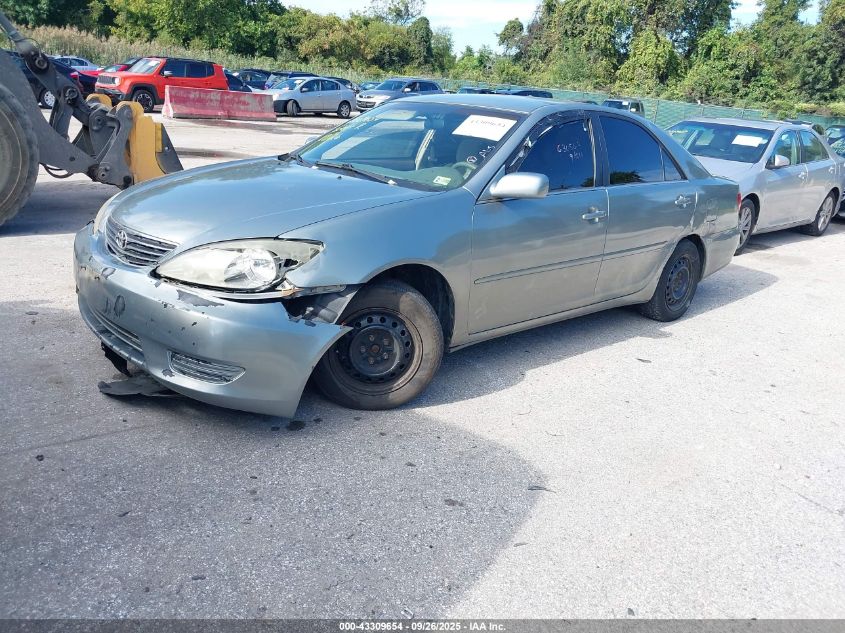 2005 Toyota Camry Le grey sedan gasoline 4T1BE30K25U630563 photo #3