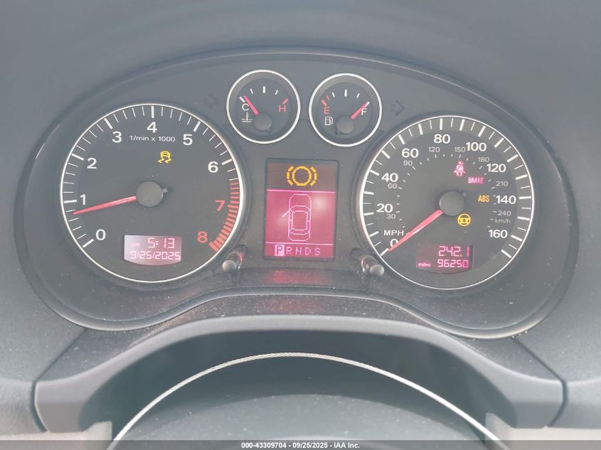 2006 Audi A3 2.0T VIN: WAUNF78P26A035895 Lot: 43309704