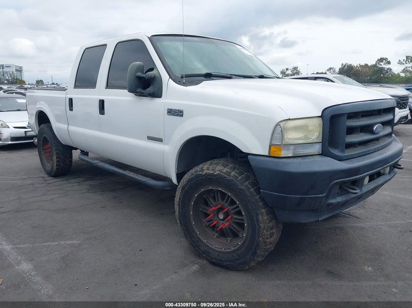 2004 Ford F-250 King Ranch/Lariat/Xl/Xlt white truck diesel 1FTNW20P44ED31430 photo #1