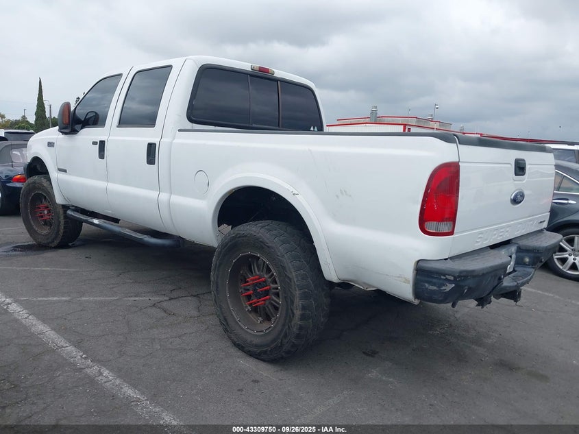 2004 Ford F-250 King Ranch/Lariat/Xl/Xlt white truck diesel 1FTNW20P44ED31430 photo #4
