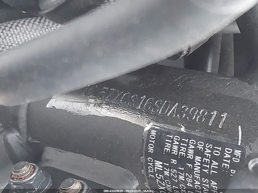 2025 Kawasaki Zx400 S VIN: ML5ZXCS16SDA39811 Lot: 43309828