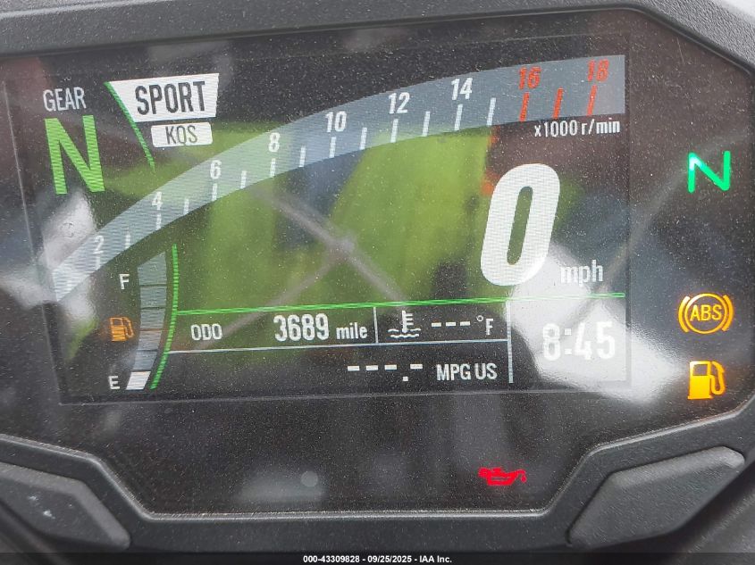 2025 Kawasaki Zx400 S VIN: ML5ZXCS16SDA39811 Lot: 43309828