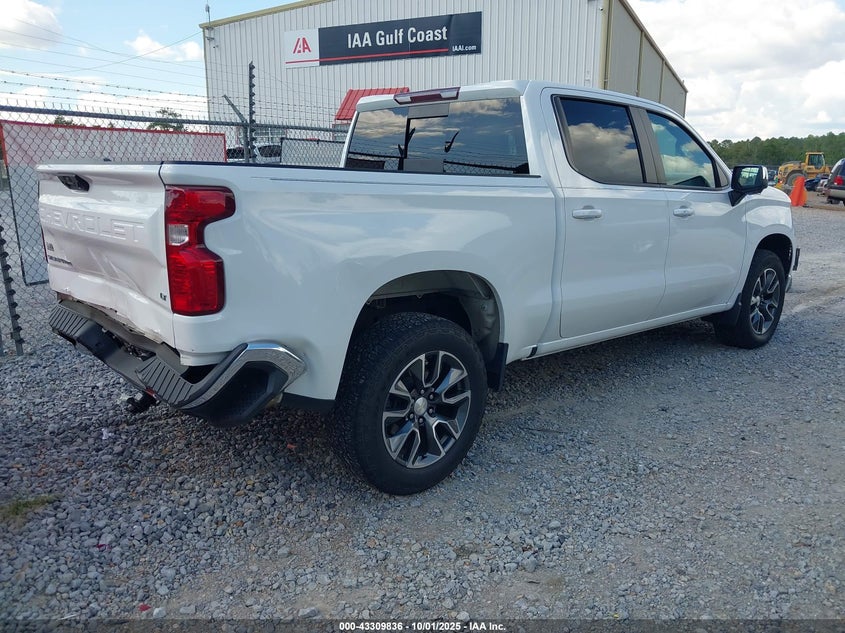 2022 CHEVROLET SILVERADO 1500 4WD  STANDARD BED LT - 2GCUDDED8N1502033