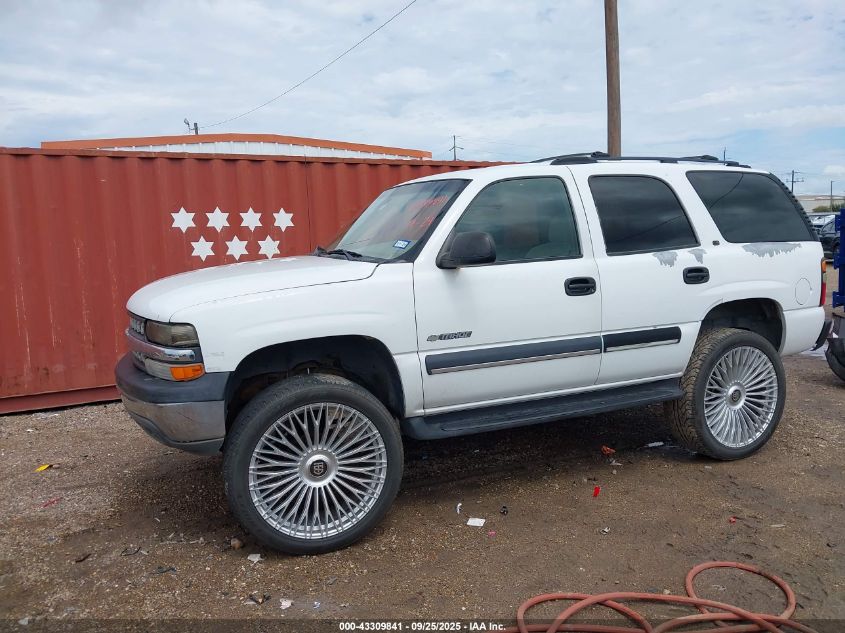 2001 Chevrolet Tahoe Ls VIN: 1GNEC13T31R203462 Lot: 43309841