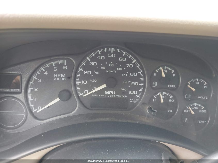 2001 Chevrolet Tahoe Ls VIN: 1GNEC13T31R203462 Lot: 43309841