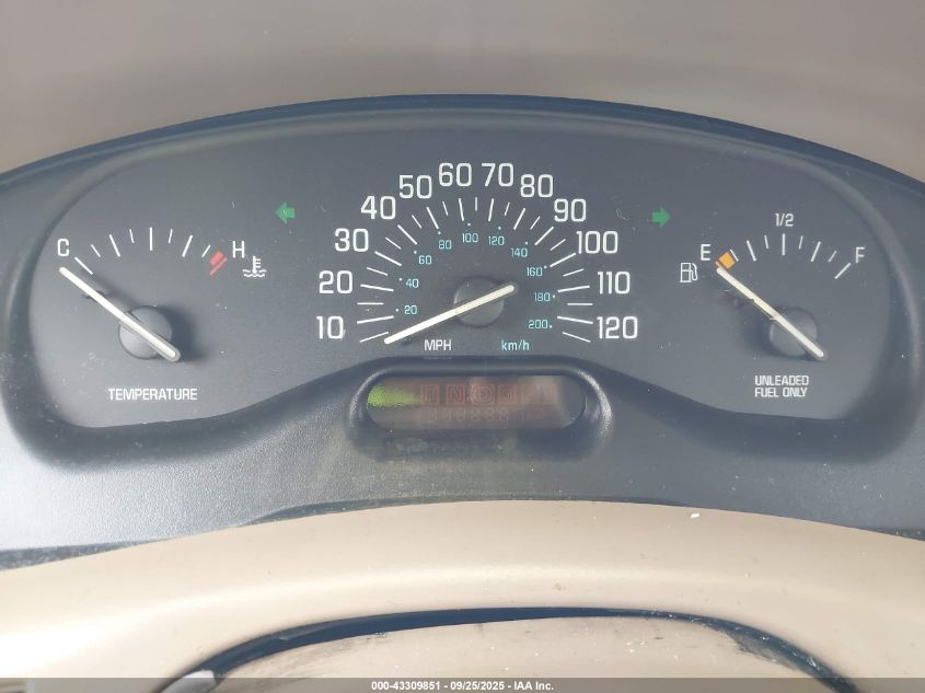 1997 Buick Century Custom VIN: 2G4WS52M5V1453166 Lot: 43309851