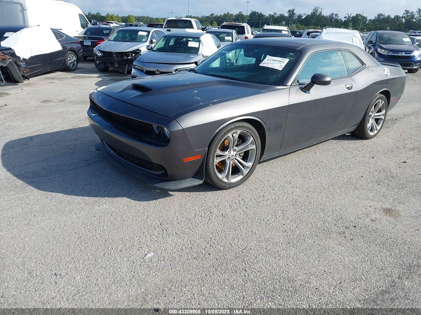 Vin: 2c3cdzjg1mh672673, lot: 43804551, dodge challenger gt 20212