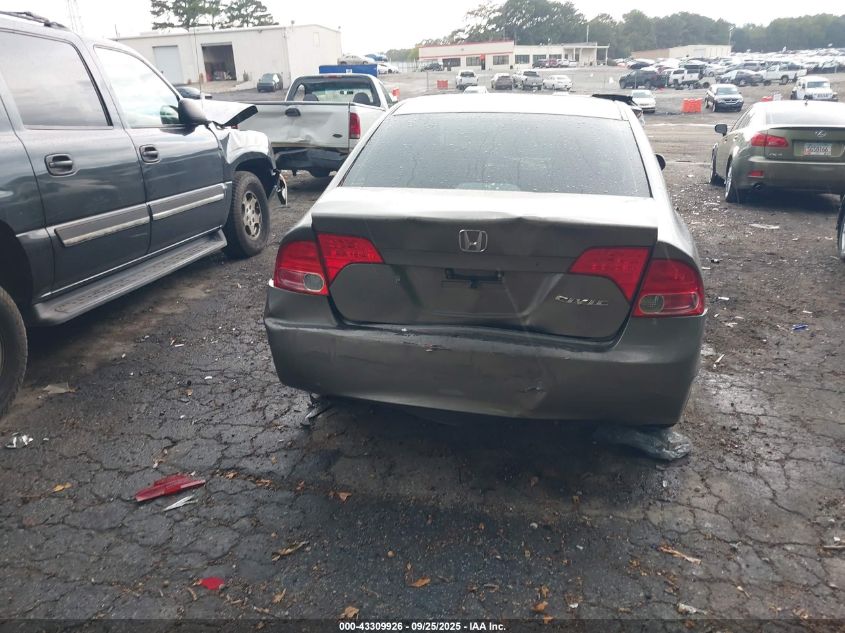 2008 Honda Civic Lx VIN: 2HGFA15528H513244 Lot: 43309926