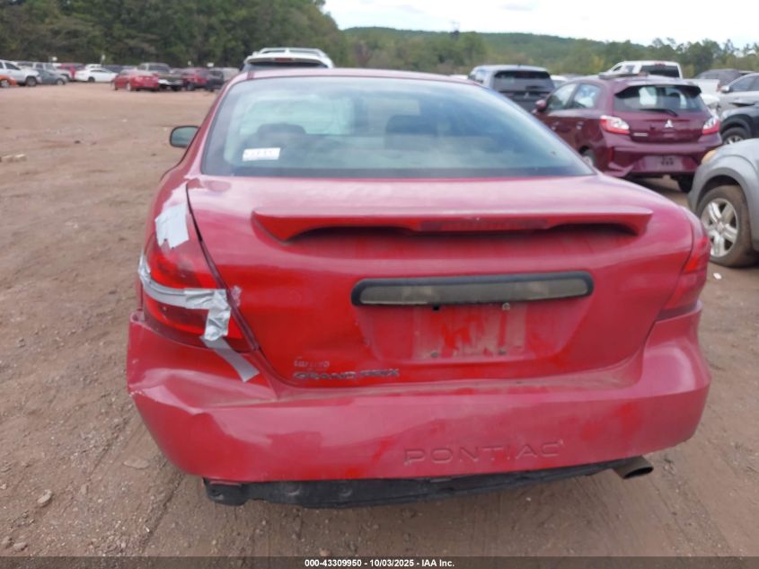 2008 Pontiac Grand Prix VIN: 2G2WP552081162776 Lot: 43309950